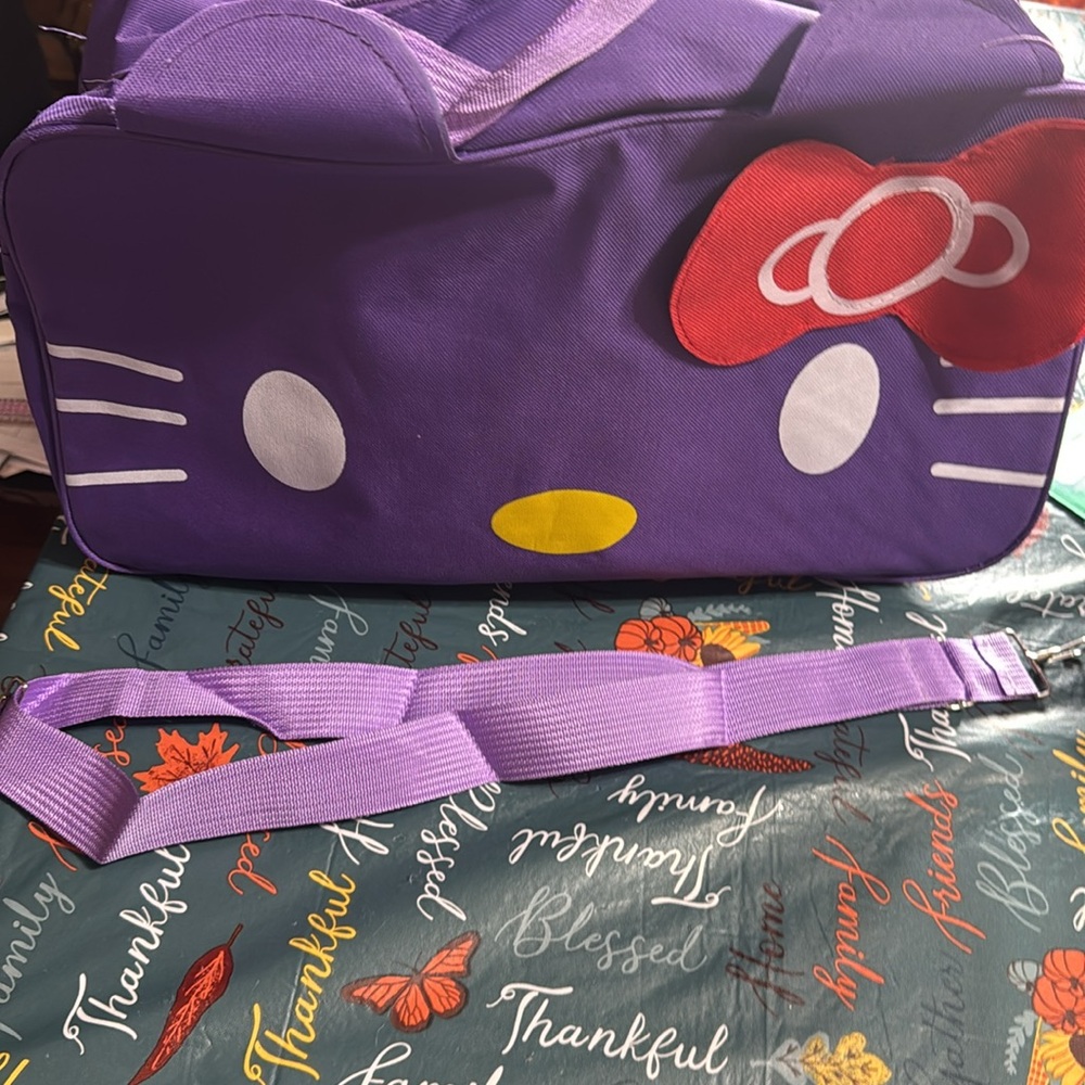 Purple HK Duffel Bag /with Crossbody strap ( I will put inside of bag)